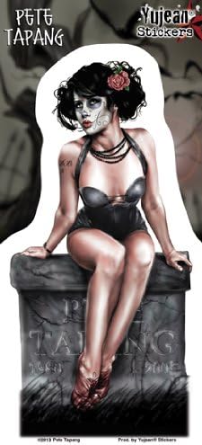 Pete Tapang - The Deaths of Day of the Dead Pin Up Girl - Sticker / Decal