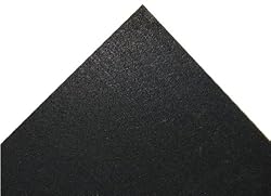 Elliptical Mat Rubber Floor Mat, Black