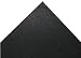 Elliptical Mat Rubber Floor Mat, Black