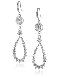 Nina Gwendy Crystal Open Teardrop Earrings