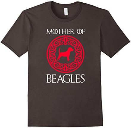 Men's Mother Of Beagles Shirt- Funny Beagle Lover Shirts XL Asphalt