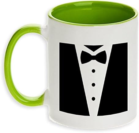 Pair of Unique Tuxedo Gift Mugs for Gay Couple with Customized Date of When "They Met, They Fell In Love and they said their I DO"! (2 Mugs Per Set)