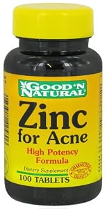 Good 'N Natural - Zinc For Acne - 100 Tablets