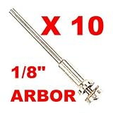 Buy **COMBO LOT OF 10 MANDRELS TOOL 1 8 ARBOR 1 8 SHANK FOR DREMEL + Micro Stainless...
