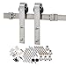 Barn Door Hardware Kit ? 6 1/2 Ft. Bent Strap Sliding Barn Doors ? Stainless Steel