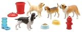 My Best Friend Dog Playset Cocker Spaniel with Red Trash Can and AccessoriesIMAGE