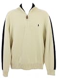 41T5xq0gF6L. SL160  Polo Ralph Lauren Cotton Stripe Half zip Sweater