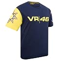 Valentino Rossi VR46 short sleeved T-shirt navy/yellow