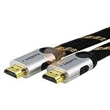 6 FT / 1.8 M Premium High Speed HDMI Cable M/M Flat 1080p for Xbox 360, Silver
