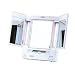 Jerdon Classic JGL9W Lighted Tri-fold Mirror, 5x Magnification