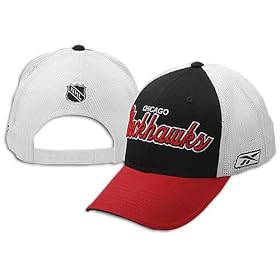 Blackhawks Reebok NHL Script Logo Cap