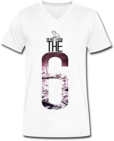 Drake Views From The 6 Men's T Shirts,White