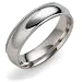 Platinum 5mm Comfort Fit Milgrain Band, Size 12
