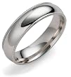 Platinum 5mm Comfort Fit Milgrain Band