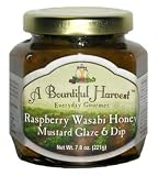 Raspberry Wasabi Honey Mustard Glaze & Dip - A Bountiful Harvest Everyday Gourmet