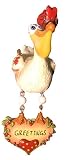 Dangling Pelican w/ Greetings Sign Christmas Ornament