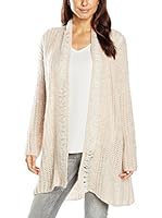 Cortefiel Chaqueta Punto Fleco Front (Rosa Claro)