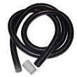 Clipper Vacuum Hose 86" * With Vacuum End Attachment * Fits Oster, Andis, & Wahl Vacuum Housing