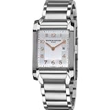 41T6CCEljTL. SL160  Baume & Mercier Mens 10020 Silver Dial Stainless Steel Watch
