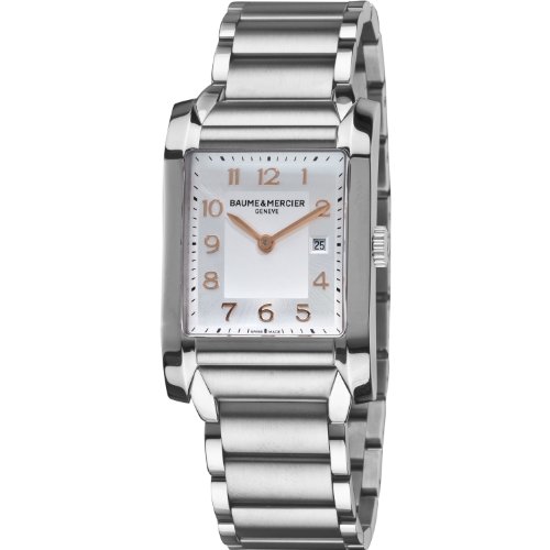 Baume & Mercier Men's 10020 Silver Dial Stainless Steel Watch