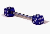 Lucky Dice Barbell (Blue)