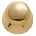 Schlage F170PLY605 Plymouth Dummy Knob, Bright Brass