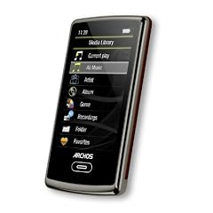 Archos 3 Vision MP3-/Video-Player 8 GB 7,6 cm (3 Zoll) (Touchscreen-Display, FM-Radio und- Transmitter) rot
