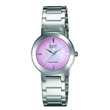 Casio Ladies Silver-Tone Pink Dial Analog Quartz Watch #LTP1191A-4C by Casio
