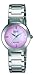 Casio Women's LTP1191A-4C Silver-Tone Pink Dial Analog Quartz Watch
