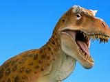Full-Size Replica of a Tyrannosaurus Rex Photographic Poster Print by Momatiuk & Eastcott , 12x16