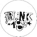 Blink 182 White Logo Button B-0551