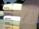 MARRIKAS 1000TC 7 PC. Egyptian Cotton QUEEN TAUPE Pin Stripe Duvet Cover & Sheet Set COMBO MARRIKAS 1000TC 7 PC. Egyptian Cotton QUEEN TAUPE Pin Stripe Duvet Cover & Sheet Set COMBO