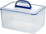 EMSA CLIP & CLOSE Frischhaltedose, eckig 11,5L mit Griff