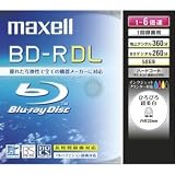 マクセル 6倍速対応BD-R DL 1枚50GB(片面2層) BR50VWPC.1J