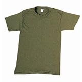 100% Cotton T-Shirt Black, Available in Various Sizes by Rothco