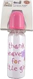 9 oz. Printed Bottle (Silicone Nipple), Pink