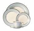 Lenox Blue Frost Platinum Banded Ivory China 5-Piece Place Setting, Service for 1