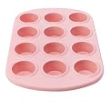 Silicone Solutions Mini Muffin Pan - Pink