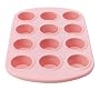 Silicone Solutions Mini Muffin Pan - Pink