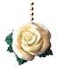 Yellow Rose ceiling FAN PULL home Decor flowers chain