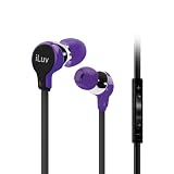 iLuv iEP317PUR Cortland Earphone with Apple RC, MIC - Purple