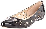 Calvin psychoanalyst Women's Emilia Flat,Black,8 M US