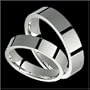 Deja - Exclusive 5mm Wide Platinum Wedding Bands - Custom Made for Him & Her. Price Includes both Rings.