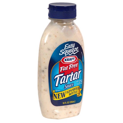Kraft Tarter Sauce, Fat Free, 10-Ounce Squeezable Bottles (Pack of 12) by Kraft