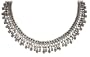 Sterling Silver Pyramid Lattice Ankle Bracelet by Lois Hill