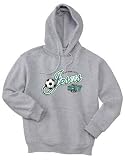 Jesus Soccer (In His Name I Play) Youth Hooded Sweatshirt