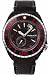 Police Regatta gents black leather strap and black dial watch