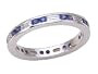 1.50 cttw Karina B(tm) Genuine Sapphire Eternity Band LIFETIME WARRANTY