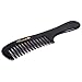 Breezelike Wide Tooth Hair Comb with Premium Gift Box, Round Handle, Detangling Massage Horn Comb