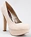 Qupid MARC-01 Chunky High Heel Platform Pump